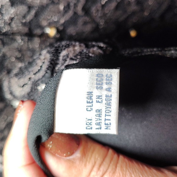 Rena Rowan Vintage Black and Silver Floral Blazer And Blouse - Picture 12 of 12